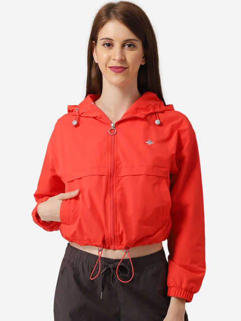 

Mode by Red Tape Women Orange Solid Tailored Jacket