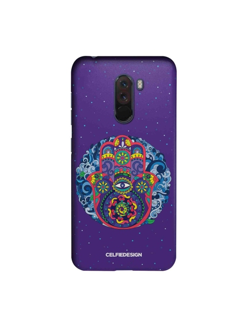 CelfieDesign Purple & Red Humsa Mandala Xiaomi Poco F1 Back Cover