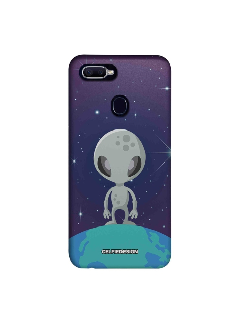 

CelfieDesign Purple & Grey Quirky Printed Oppo F9 Pro Sustainable Mobile Back Cover