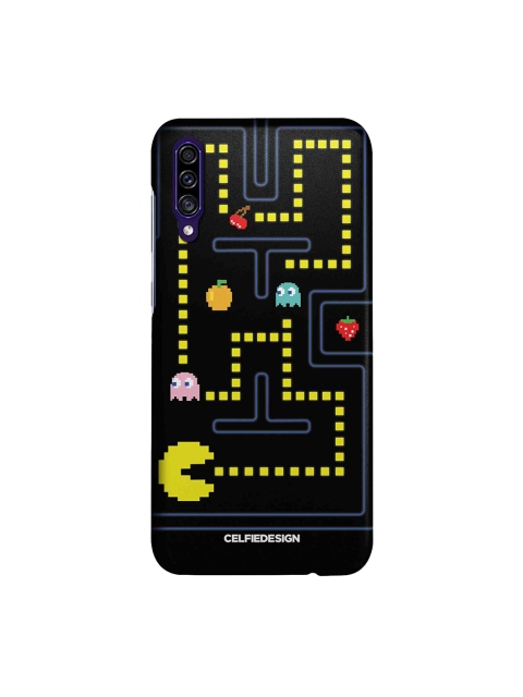 

CelfieDesign Unisex Black Pacman Base 501 Samsung Galaxy A30s Back Cover