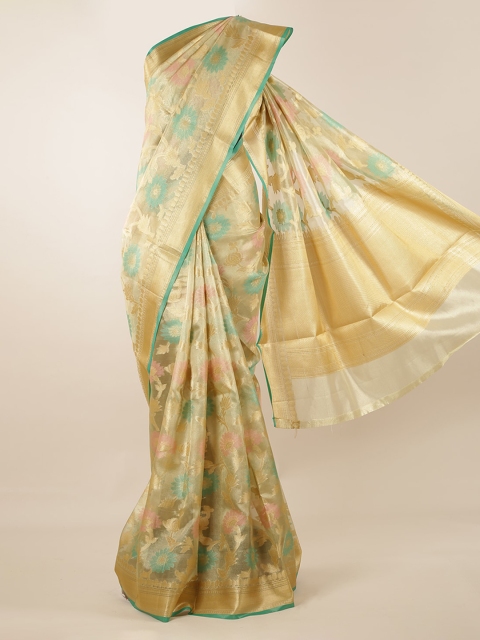 

Pothys Gold-Toned Woven Design Saree