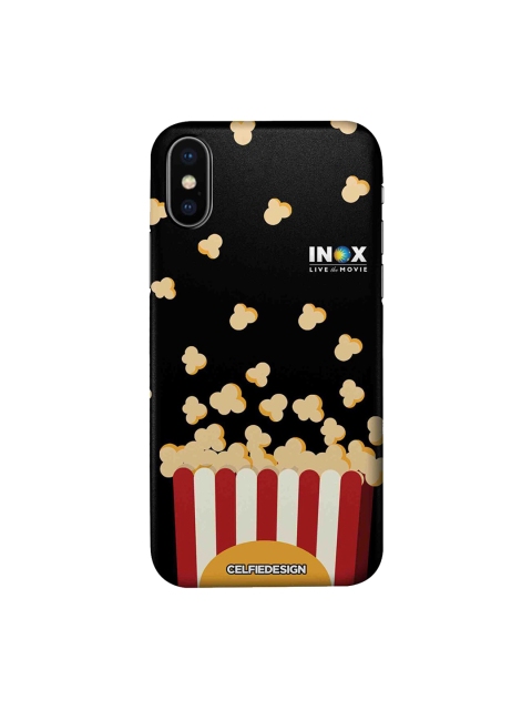 

CelfieDesign Black Popcorn Apple INOX iPhone XS Back Cover