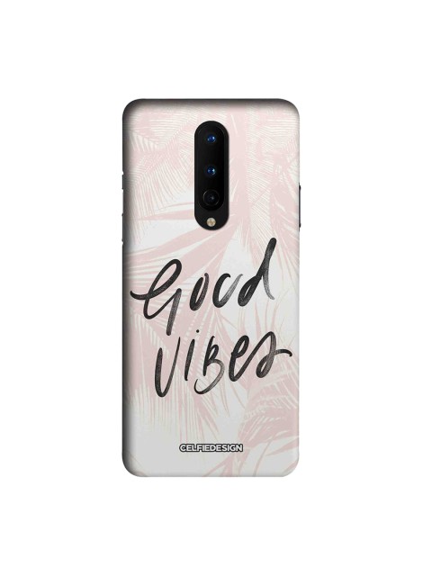 

CelfieDesign Good Vibes OnePlus 8 Back Cover Signature, Off white