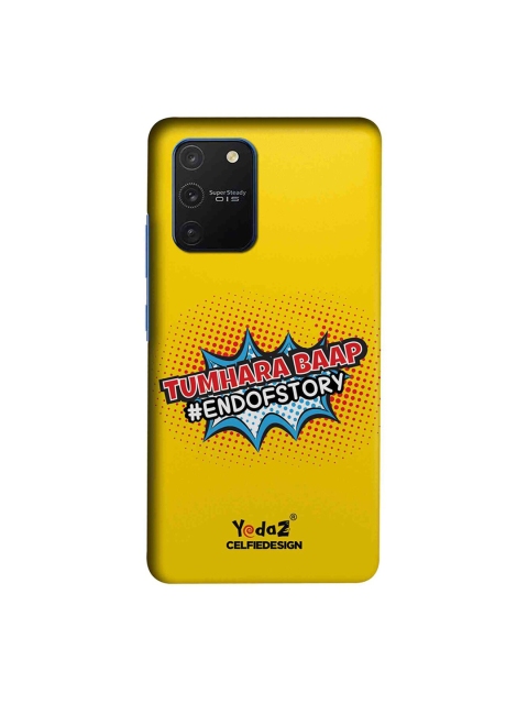

CelfieDesign Yellow Tumhara Baap End of Story Samsung Galaxy S10 Lite Back Cover