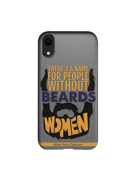 

CelfieDesign Grey & Yellow Men With Beard iPhone XR Sustainable Case