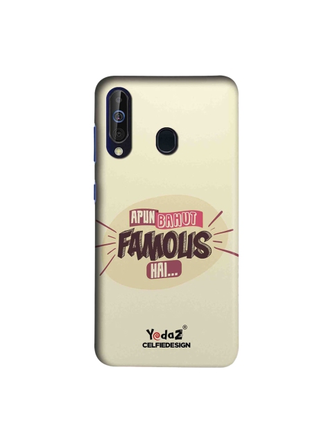 

CelfieDesign Biege Apun Bahut Famous Hai Samsung Galaxy M40 Sustainable Back Cover, Beige