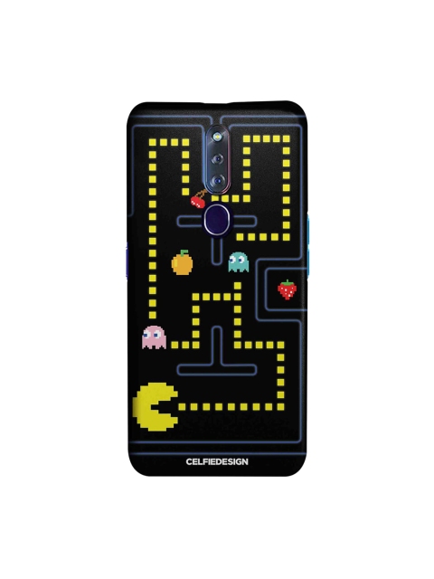 

CelfieDesign Black & Yellow Pacman Printed Oppo F11 Pro Sustainable Back Cover