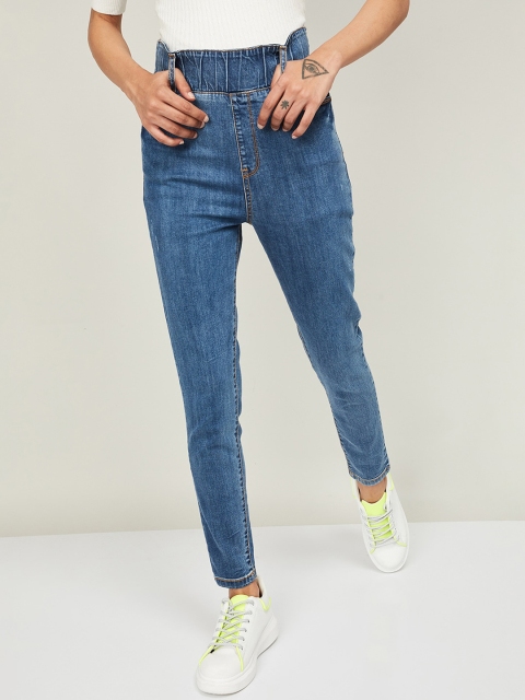

Ginger by Lifestyle Women Blue Skinny Fit Jeans