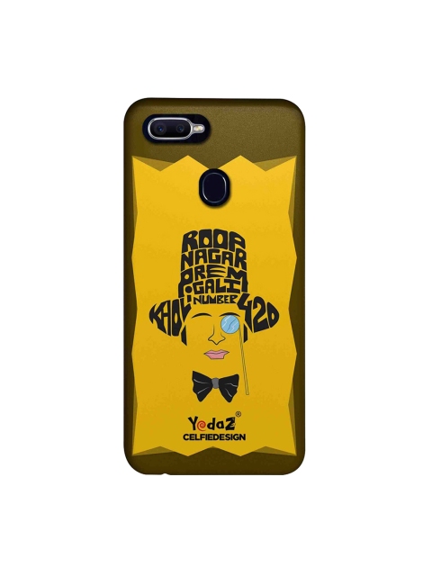 

CelfieDesign Yellow & Black Kholi Number 420 Printed Oppo F9 Pro Back Cover