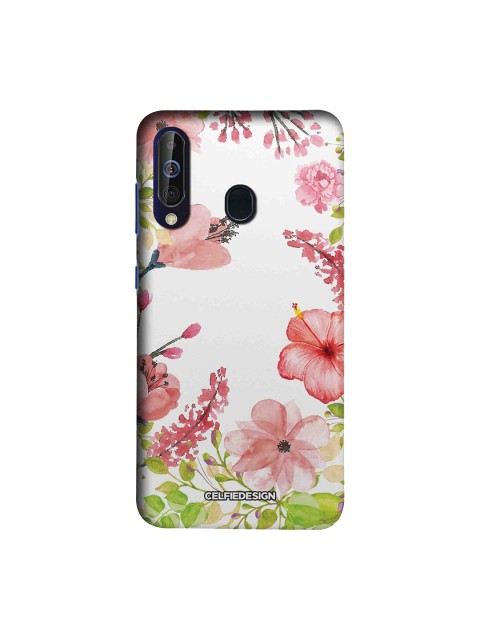

CelfieDesign White & Pink Aquarelle Gardens Base 501 Samsung Galaxy A60 Back Cover