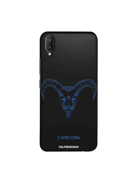 

CelfieDesign Capricorn Vivo V11 Pro Back Cover, Black