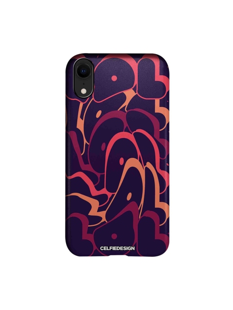 

CelfieDesign Purple & Red LOL Apple iPhone XR Back Cover