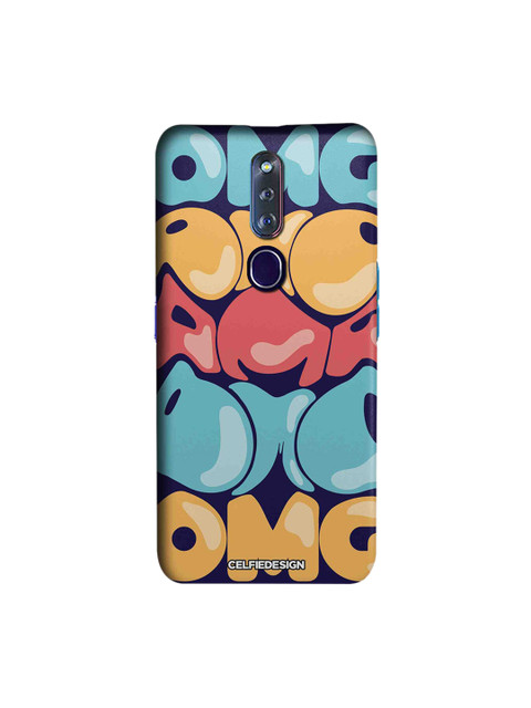 

CelfieDesign Blue & Yellow OMG Swagger Oppo F11 Pro Sustainable Back Cover