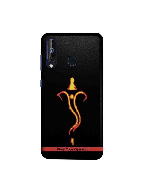 

CelfieDesign Ganesha Neon Samsung Galaxy A60 Back Cover, Black