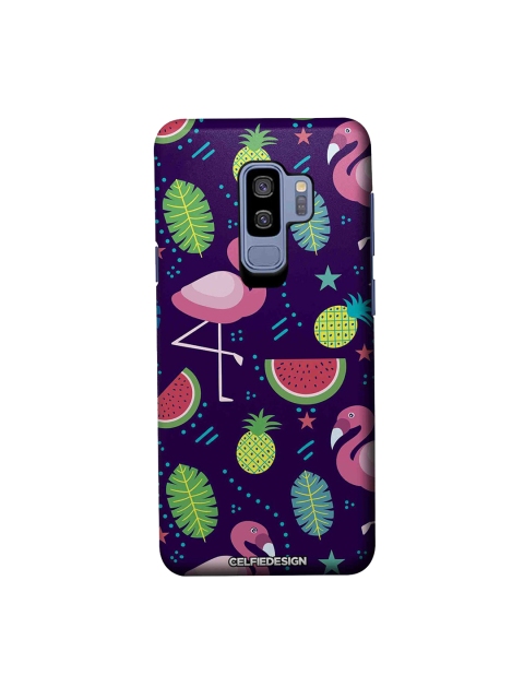

CelfieDesign Multicoloured Flamingo Samsung Galaxy S9 Plus Back Cover, Multi