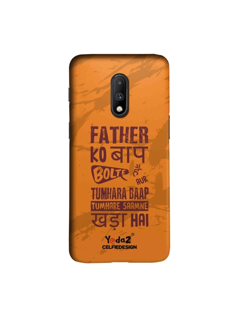 

CelfieDesign Mustard Yellow Printed OnePlus 7 Back Cover