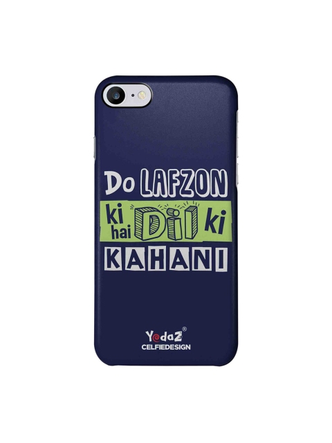 

CelfieDesign Navy Blue & White Do Lafzon Ki Kahani Printed iPhone 7 Back Cover