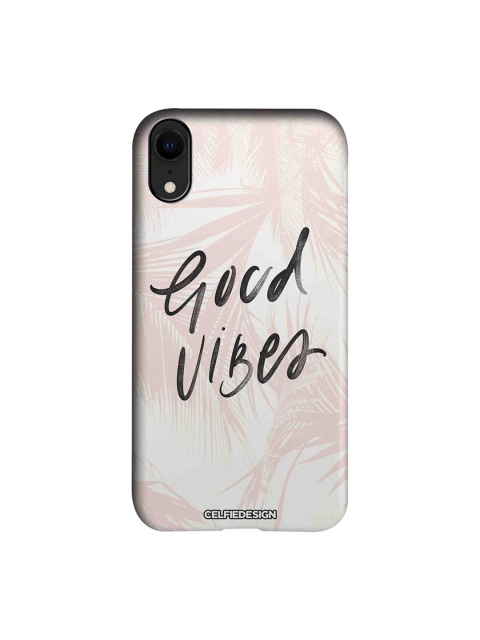 

CelfieDesign White Good Vibes Signature Apple iPhone XR Back Cover