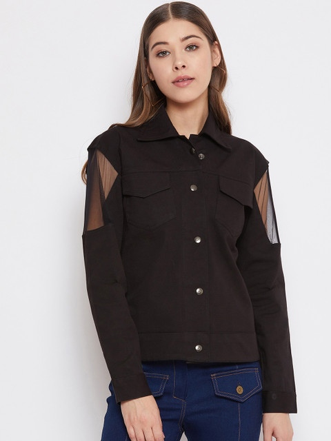 

Rider Republic Women Black Solid Jacket