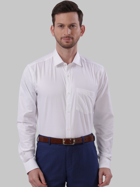 

Next Look Men White Slim Fit Solid Casual Shirt