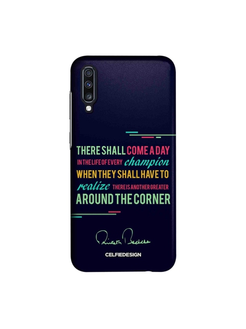 

CelfieDesign Navy Blue Champion AB Quotes Samsung Galaxy A70 Back Cover