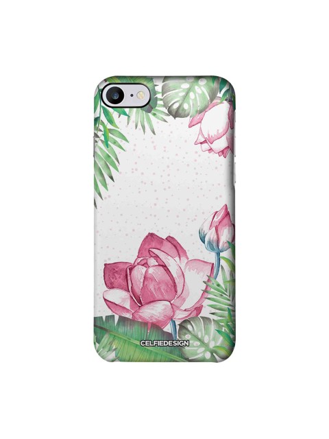 

CelfieDesign Off-White Laotian Lotus Printed iPhone 7 Sustainable Back Case