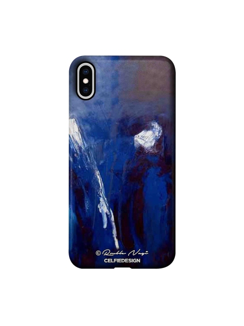 

CelfieDesign Unisex Blue & White Rouble Nagi Rainfall Apple iPhone XS Max Back Cover