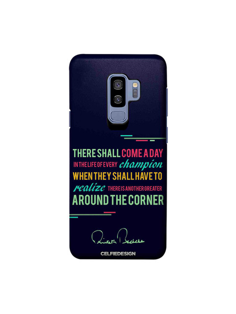 

CelfieDesign Navy Blue Champion AB Quotes Samsung Galaxy S9 Plus Back Cover