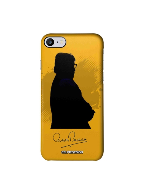 CelfieDesign Yellow & Black BB With Signature Apple iPhone 7 Back Cover AB Collections