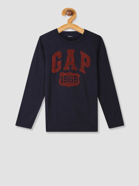 

GAP Boys Blue Logo Graphic Long Sleeve T-Shirt