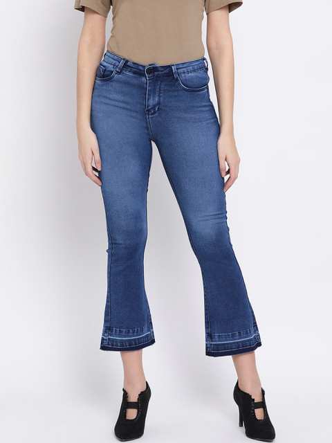 

Code 61 Women Blue Flared Jeans
