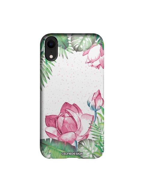 

CelfieDesign White & Pink Laotian Lotus Apple iPhone XR Back Cover