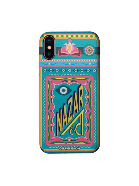 

CelfieDesign Blue & Pink Nazar Hata Apple iPhone XS Sustainable Back Cover