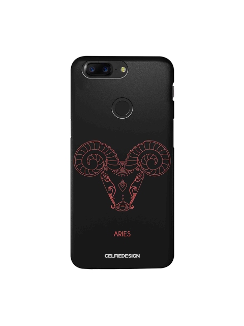 

CelfieDesign Black & Red Aries Zodiac Quirky Sustainable OnePlus 5T Back Cover
