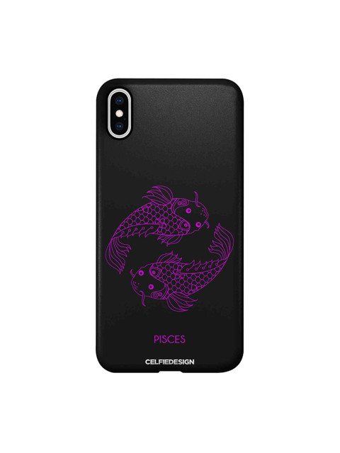

CelfieDesign Black Pisces Zodiac Apple iPhone XS Max Back Cover