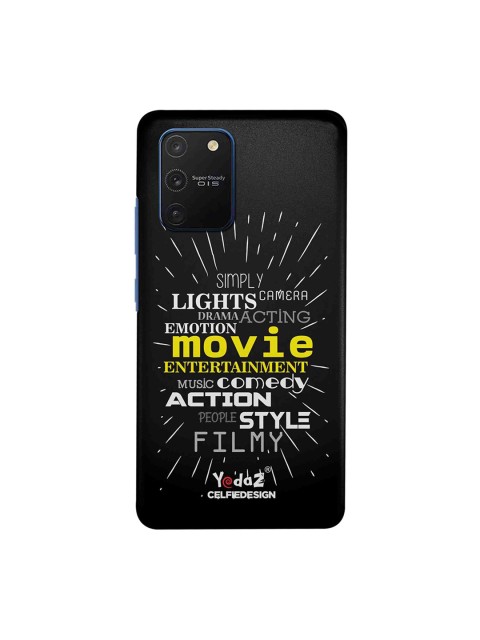 

CelfieDesign Movie Entertainment Comedy Samsung Galaxy S10 Lite Back Cover Yedaz, Black