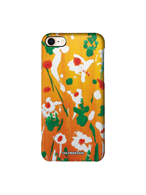 

CelfieDesign Orange & Green Abstract Print iPhone 8 Sustainable Mobile Back Cover