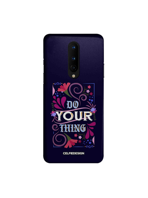 

CelfieDesign Multicoloured Do Your Thing OnePlus 8 Back Cover, Multi