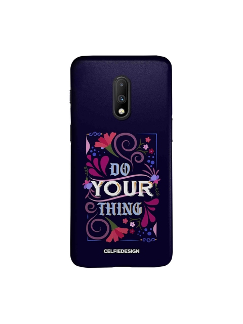 

CelfieDesign Multicoloured Do Your Thing OnePlus 7 Back Cover Base 501, Multi