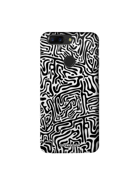 

CelfieDesign Black & White Maze Abstract Printed OnePlus 5T Sustainable Back Cover