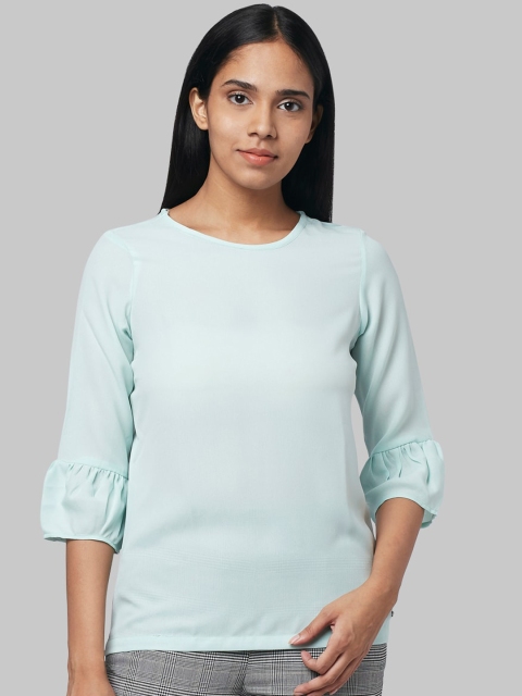 

Park Avenue Woman Women Green Solid Top