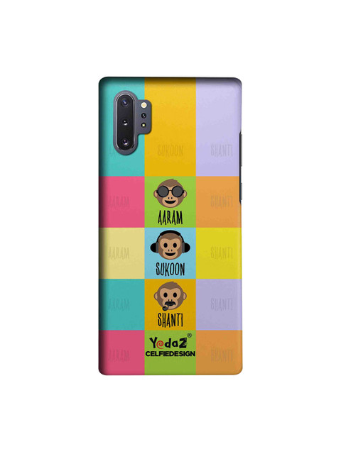 

CelfieDesign Multi-Coloured Aaram Sukoon Shanti Yedaz Printed Samsung Galaxy Note 10 Plus Sustainable Back Cover