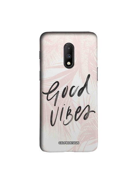 

CelfieDesign Multicoloured Good Vibes OnePlus 7 Back Cover Signature, Multi