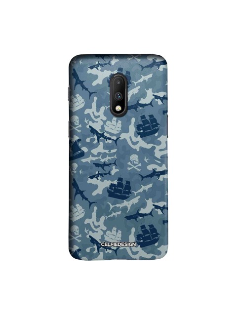 

CelfieDesign Blue Pirates Pattern Disney Character OnePlus 7 Back Cover