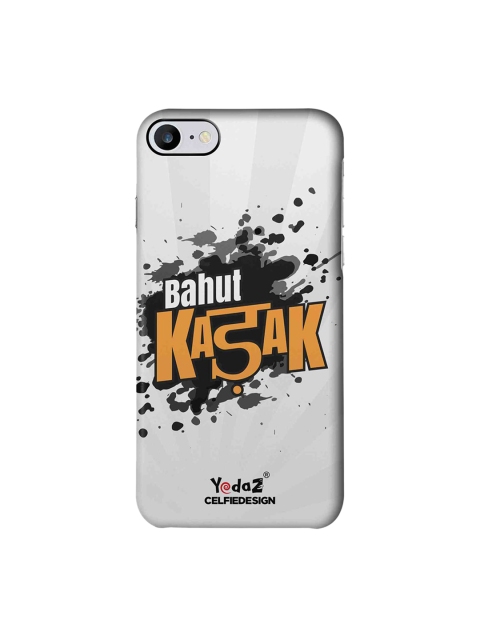 

CelfieDesign Grey & Yellow Bahut Kadak Printed iPhone 7 Sustainable Back Cover