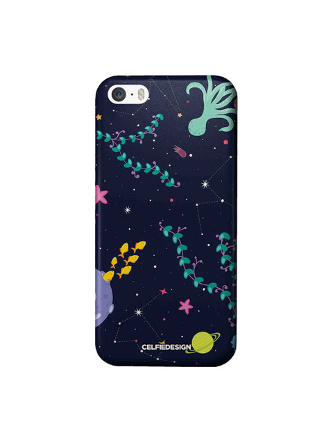 

CelfieDesign Unisex Blue Space And Nature Aquarium Apple iPhone SE Back Cover