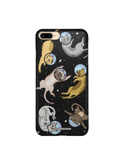 

CelfieDesign Black Cat in Space Printed Apple iPhone 8 Plus Back Cover
