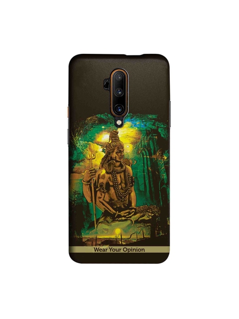 

CelfieDesign Green & Yellow Lord Shiva OnePlus 7T Pro Back Cover
