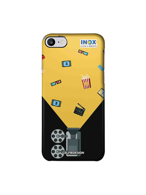 

CelfieDesign Yellow & Black Inox Cinema Quirky Sustainable Apple iPhone 7 Back Cover