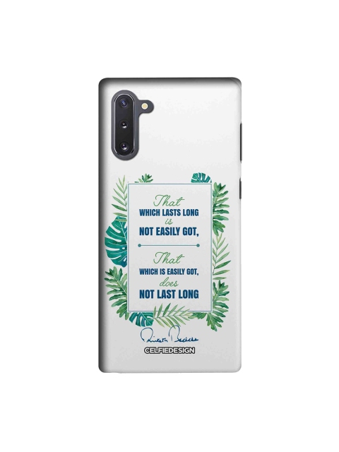 

CelfieDesign White & Green Lasts Long AB Quotes Samsung Galaxy Note10 Sustainable Back Cover
